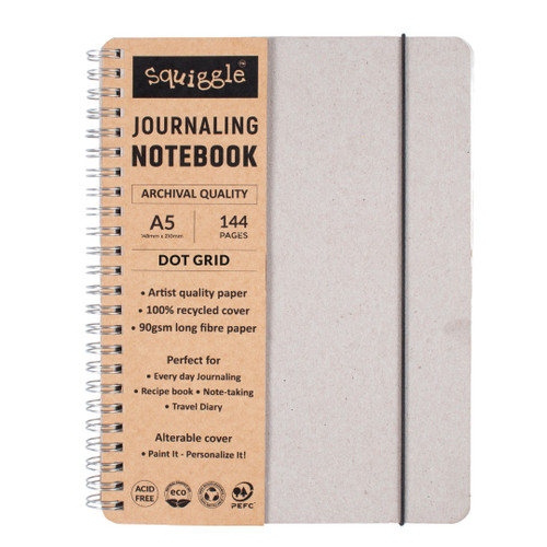 Little Birdie Journaling Note Book Premium Quality A5-Dot Grid - CR90661 - 8903236731149