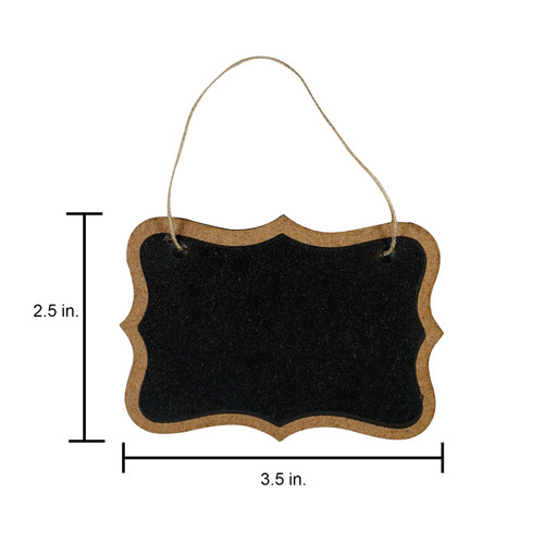 Little Birdie Hanging Mini Chalkboard Sign 2/Pkg-Braces - CHKLBRD1-89203
