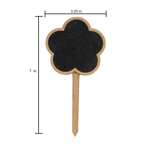 Little Birdie Mini Chalkboard Tabletop Sign 2/Pkg-Flower - CLKBRDTB-89190