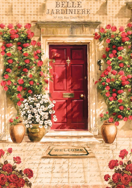 Little Birdie Decoupage Paper A4 2/Pkg-Trending Doors - DECOU1-89636