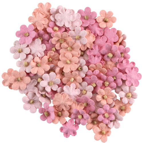 Little Birdie Esme Paper Flowers 80/Pkg-Celebrate Life - ESME-91341