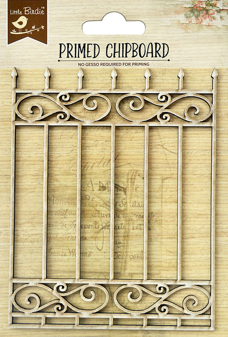 Little Birdie Laser Cut Primed Chipboard 1/Pkg-Scroll Elegance - 1PCBD299-82865 - 8903236651584