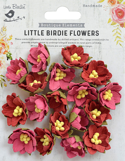 Little Birdie Butter Cup Paper Flowers 18/Pkg-Candy Mix - BUTTERCP-69364 - 8903236512083
