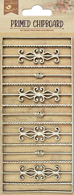 Little Birdie Laser Cut Primed Chipboard 1/Pkg-Ornate Grill 1PCBD399-82004 - 8903236642667