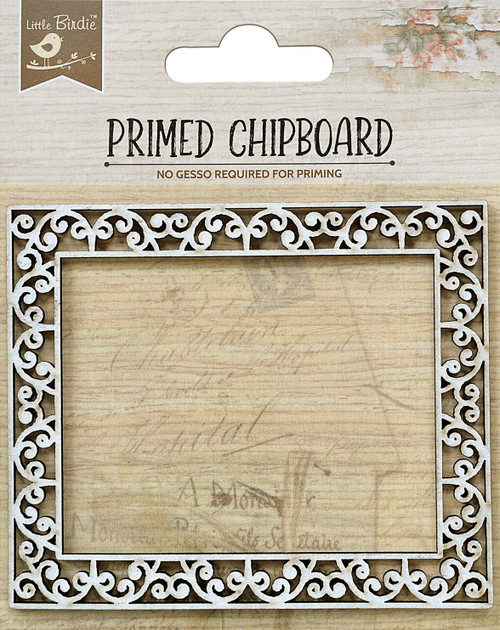 Little Birdie Laser Cut Primed Chipboard 1/Pkg-Paisley Curls - 1PCBD399-82857 - 8903236651508