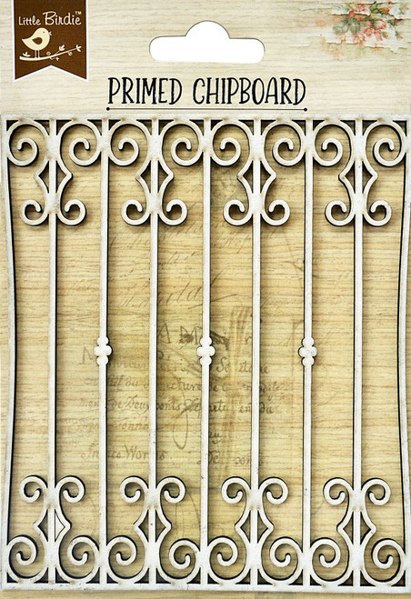 Little Birdie Laser Cut Primed Chipboard 1/Pkg-Scroll Grace - 1PCBD399-82866 - 8903236651591