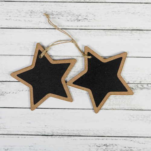Little Birdie Hanging Mini Chalkboard Sign 2/Pkg-Star - CHKLBRD1-89204 Little Birdie Hanging Mini Chalkboard Sign 2/Pkg-Star - CHKLBRD1-89204