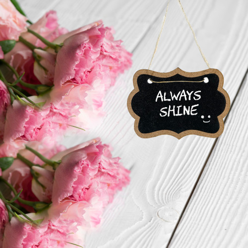 Little Birdie Hanging Mini Chalkboard Sign 2/Pkg-Scalloped Oval - CHKLBRD1-89198 Little Birdie Hanging Mini Chalkboard Sign 2/Pkg-Scalloped Oval - CHKLBRD1-89198