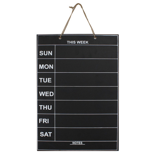 Little Birdie Creative Chalkboard 14"X9"-Weekly Planner CR89038 - 8903236714906