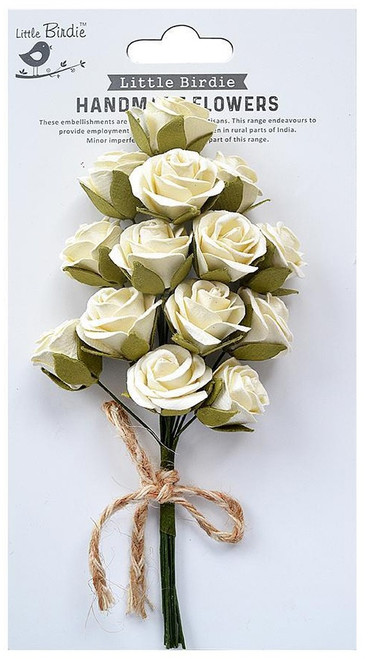 Little Birdie Charlie Paper Bouquet 1/Pkg-Shabby Chic - CHARLIE1-82925 - 8903236652185