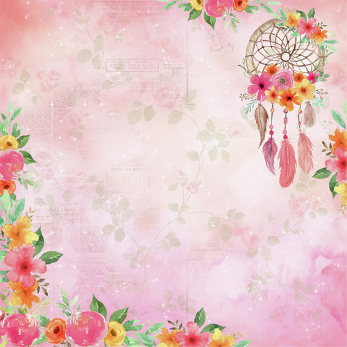 Little Birdie Cardstock Pack 6"X6" 24/Pkg-Boho Dreams - CR83875 Little Birdie Cardstock Pack 6"X6" 24/Pkg-Boho Dreams - CR83875