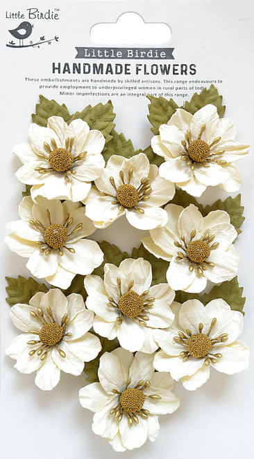 Little Birdie Wendy Paper Flowers 9/Pkg-Amor Mio - WENDY1-79416 - 8903236615272