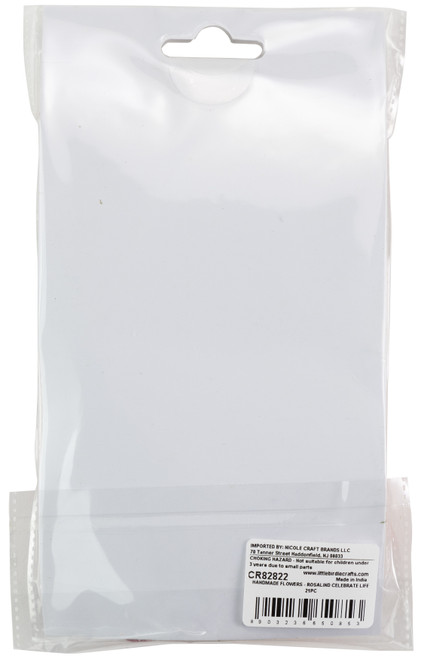 Little Birdie Rosalind Paper Flowers 21/Pkg-Celebrate Life - ROSALIND-82822 Little Birdie Rosalind Paper Flowers 21/Pkg-Celebrate Life - ROSALIND-82822