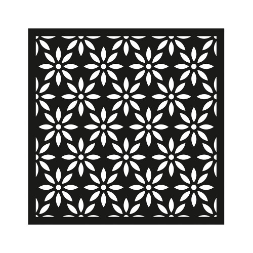 Little Birdie Reusable Stencil 4"X4"-Charming Bloom - RUSNTL4-83449