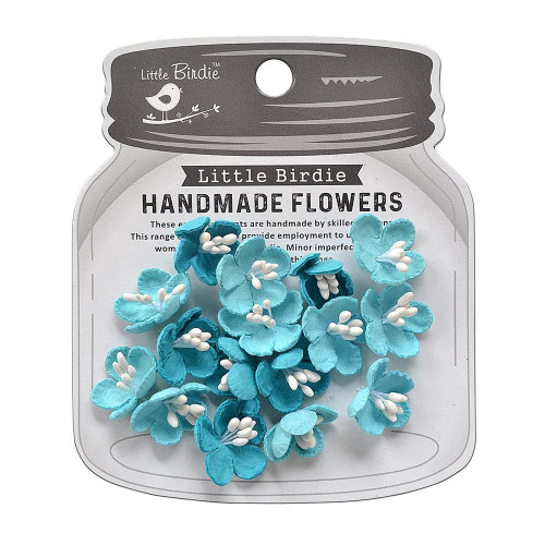 Little Birdie Polina Paper Flowers 16/Pkg-Song Of The Sea POLINA-83033 - 8903236653267