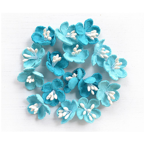 Little Birdie Polina Paper Flowers 16/Pkg-Song Of The Sea POLINA-83033