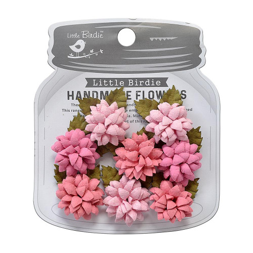 Little Birdie Julita Paper Flowers 8/Pkg-Celebrate Life - JULITA-83044 - 8903236653373