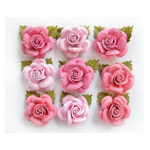 Little Birdie Karin Paper Flowers 9/Pkg-Celebrate Life - KARIN-82773 Little Birdie Karin Paper Flowers 9/Pkg-Celebrate Life - KARIN-82773