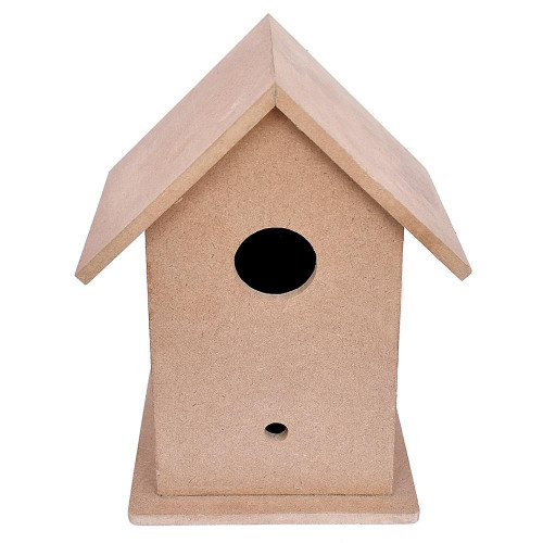 Little Birdie MDF Base Bird House 5.5"X7"-Bird House CR86430 - 8903236688221
