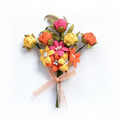 Little Birdie Dillan Paper Bouquet 1/Pkg-Boho Vibes DILLAN-82834