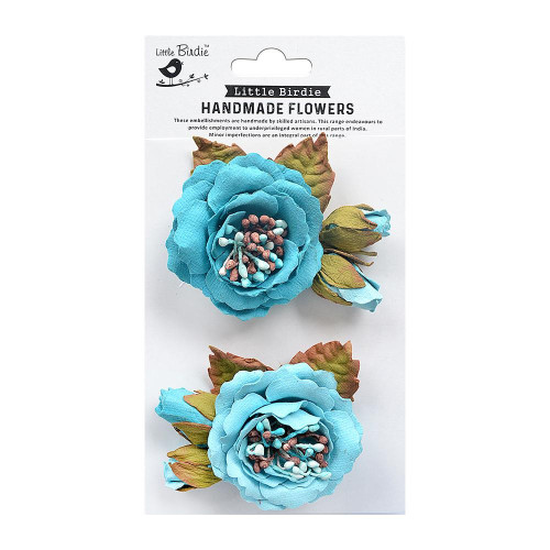 Little Birdie Marika Paper Flowers 2/Pkg-Song Of The Sea MARIKA-82786 - 8903236650495