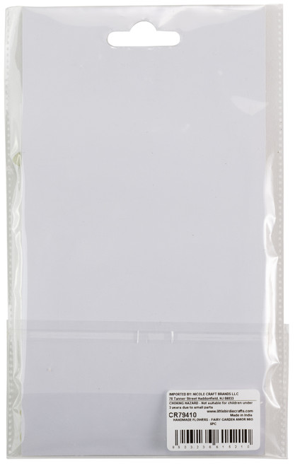 Little Birdie Fairy Garden Paper Flowers 5/Pkg-Amor Mio - FAIRYGAR-79410 Little Birdie Fairy Garden Paper Flowers 5/Pkg-Amor Mio - FAIRYGAR-79410