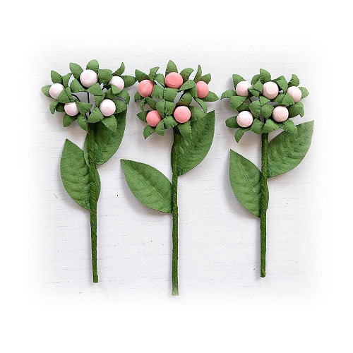 Little Birdie Berry Branch 3/Pkg-Celebrate Life - BBRANCH-83101 Little Birdie Berry Branch 3/Pkg-Celebrate Life - BBRANCH-83101