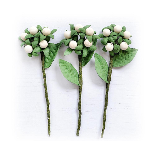 Little Birdie Berry Branch 3/Pkg-Shabby Chic - BBRANCH-83104 Little Birdie Berry Branch 3/Pkg-Shabby Chic - BBRANCH-83104