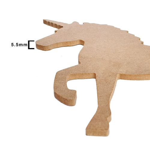 Little Birdie MDF Base Standing Unicorn 12"X9.5"-Standing Unicorn - CR86411