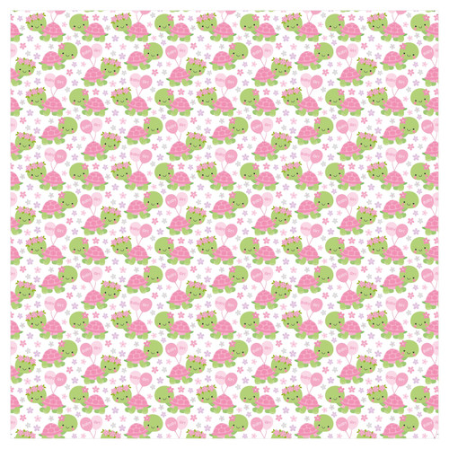 Little Birdie Little Miracle Cardstock Pack 12"X12" 12/Pkg-Baby Girl - CR85668