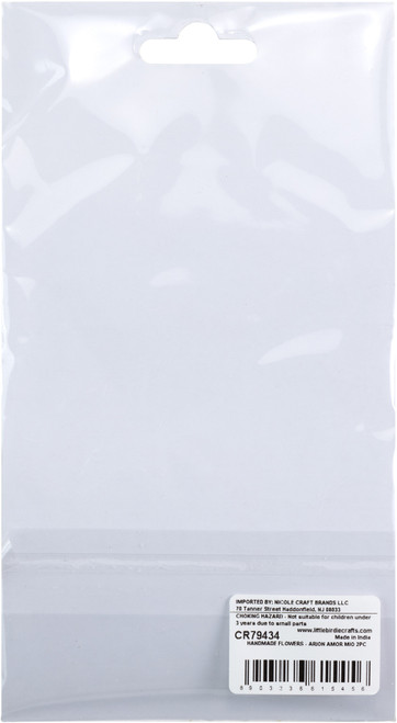 Little Birdie Arion Paper Flowers 2/Pkg-Amor Mio - 5A002KH2-79434