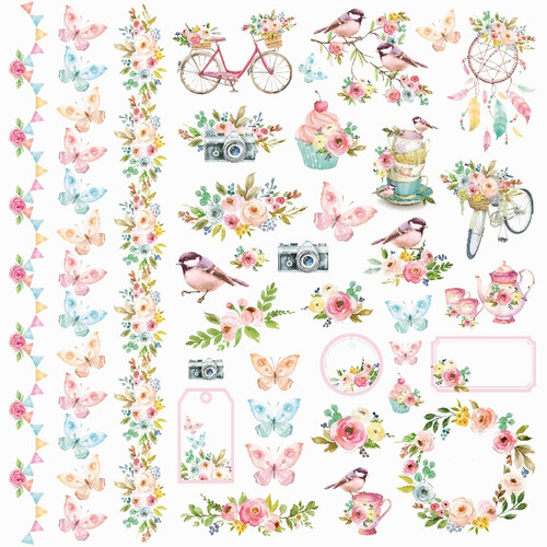 Little Birdie Cardstock Pack 6"X6" 24/Pkg-Celebrate Life - CR83884 Little Birdie Cardstock Pack 6"X6" 24/Pkg-Celebrate Life - CR83884