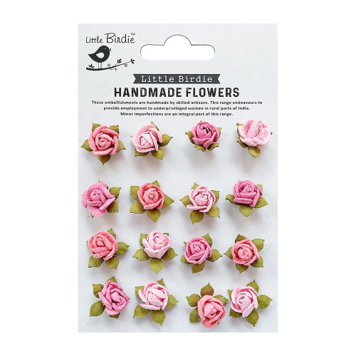 Little Birdie Micro Roses 16/Pkg-Celebrate Life MICROROS-83165 - 8903236654585