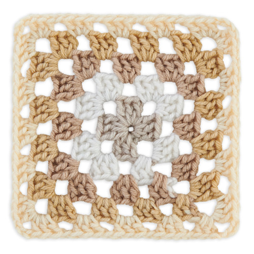 3 Pack Red Heart All in One Granny Square-Aran Cream E310GS-2015