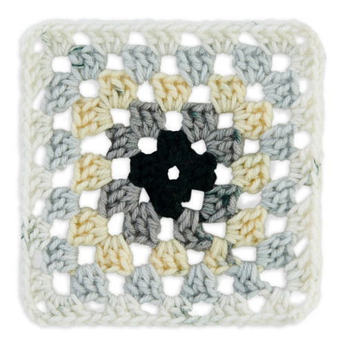 3 Pack - Red Heart All in One Granny Square-Soft White - Shadow - E310GS-2017