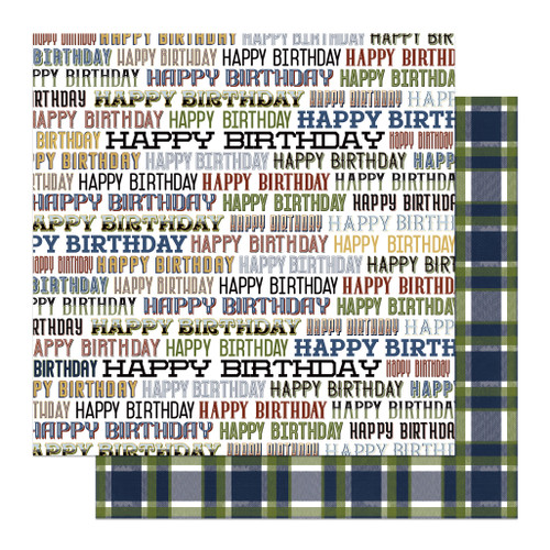 25 Pack Birthday Bash Double-Sided Cardstock 12"X12"-You're A Classic PBBA12-4437 - 709388344378