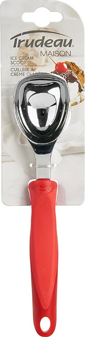 Trudeau Ergonomic Ice Cream Scoop-Paprika & Candy Red 05117166 - 063562644983