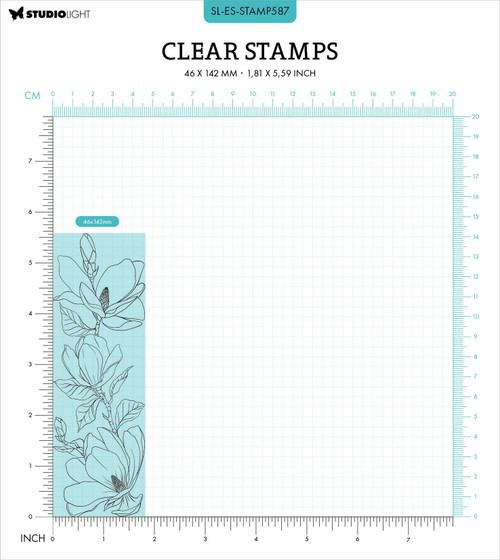 2 Pack - Studio Light Essentials Clear Stamps-Nr. 587, Roses - STAMP587