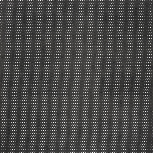 25 Pack Simple Vintage Essentials Double-Sided Cardstock 12"X12"-Cream & Black Dots, Color Palette SVCP12-22228