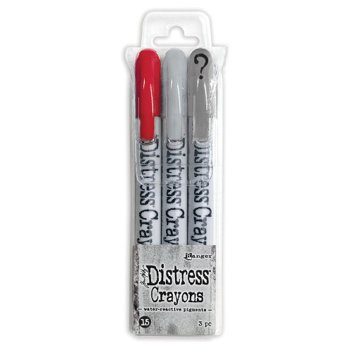 2 Pack Tim Holtz Distress Crayon Set-Set #15 DBK82484 - 789541082484