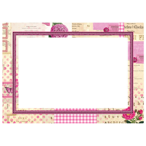 3 Pack - Simple Vintage Essentials Color Palette Chipboard Frames-8/Pkg - VCP22234