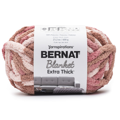 Bernat Blanket Extra Thick 600g-Petal - 161062B-62027 - 057355509863