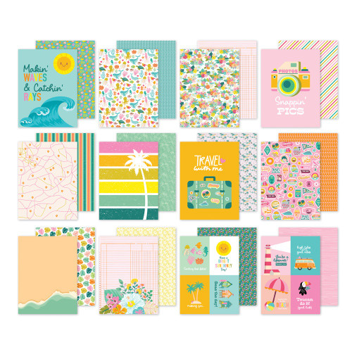 2 Pack - Simple Stories Double-Sided Paper Pad 6"X8" 24/Pkg-Just Beachy - JBY22315