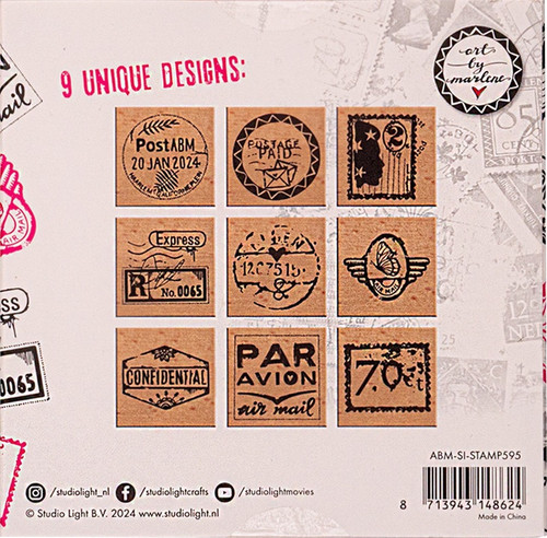 Art By Marlene Signature Collection Rubber Stamps-Nr. 595. Wooden Stamp - STAMP595 Art By Marlene Signature Collection Rubber Stamps-Nr. 595. Wooden Stamp - STAMP595