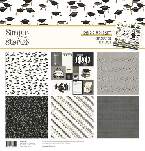 Simple Stories Collection Kit 12"X12"-Graduation - GDT21931 - 810112389302