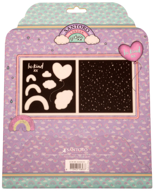 Studio Light Gorjuss Be Kind 8"X8" Stencil-Nr. 251 - KMASK251 Studio Light Gorjuss Be Kind 8"X8" Stencil-Nr. 251 - KMASK251