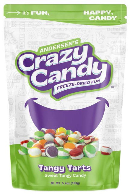 Andersen's Crazy Candy Freeze-Dried Fun-Tangy Tarts 4.1oz CRZCANDY-TT12 - 726667305622