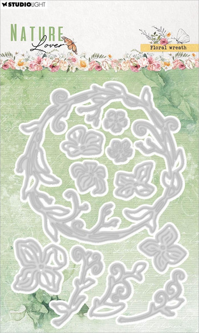 Studio Light Nature Lover Cutting Dies-Nr. 771, Floral Wreath - LNLCD771 - 8713943148471