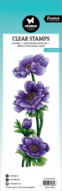 Studio Light Essentials Clear Stamps-Nr. 588, Anemone - STAMP588 Studio Light Essentials Clear Stamps-Nr. 588, Anemone - STAMP588
