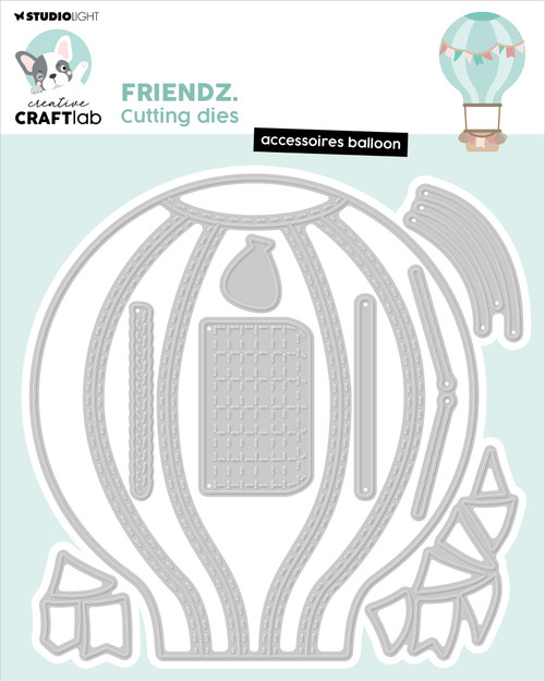Studio Light Friendz Cutting Die-Nr. 765, Accessories Balloon - LFRCD765 - 8713943148266